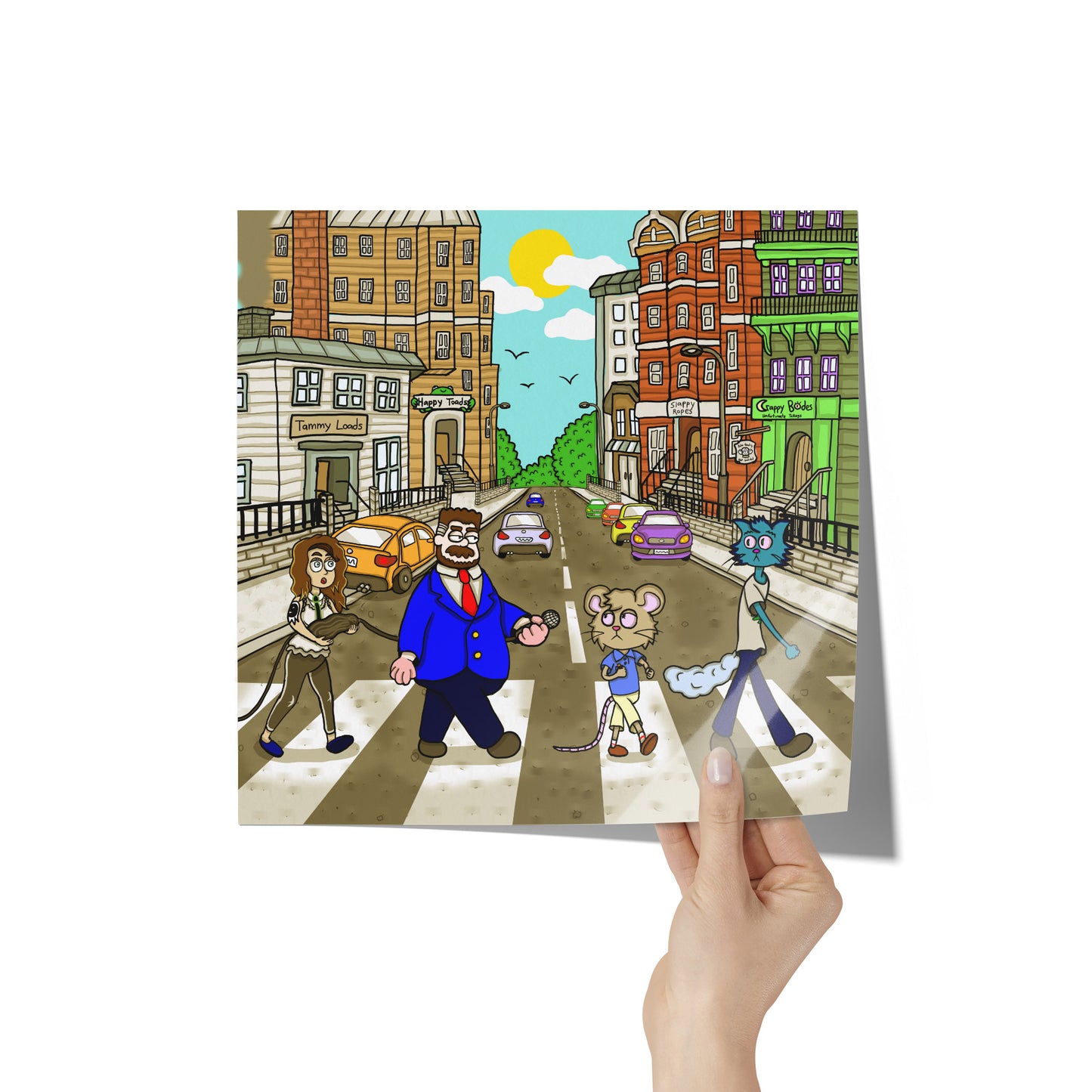 Catitouille Poster (Abbey Road Parody)