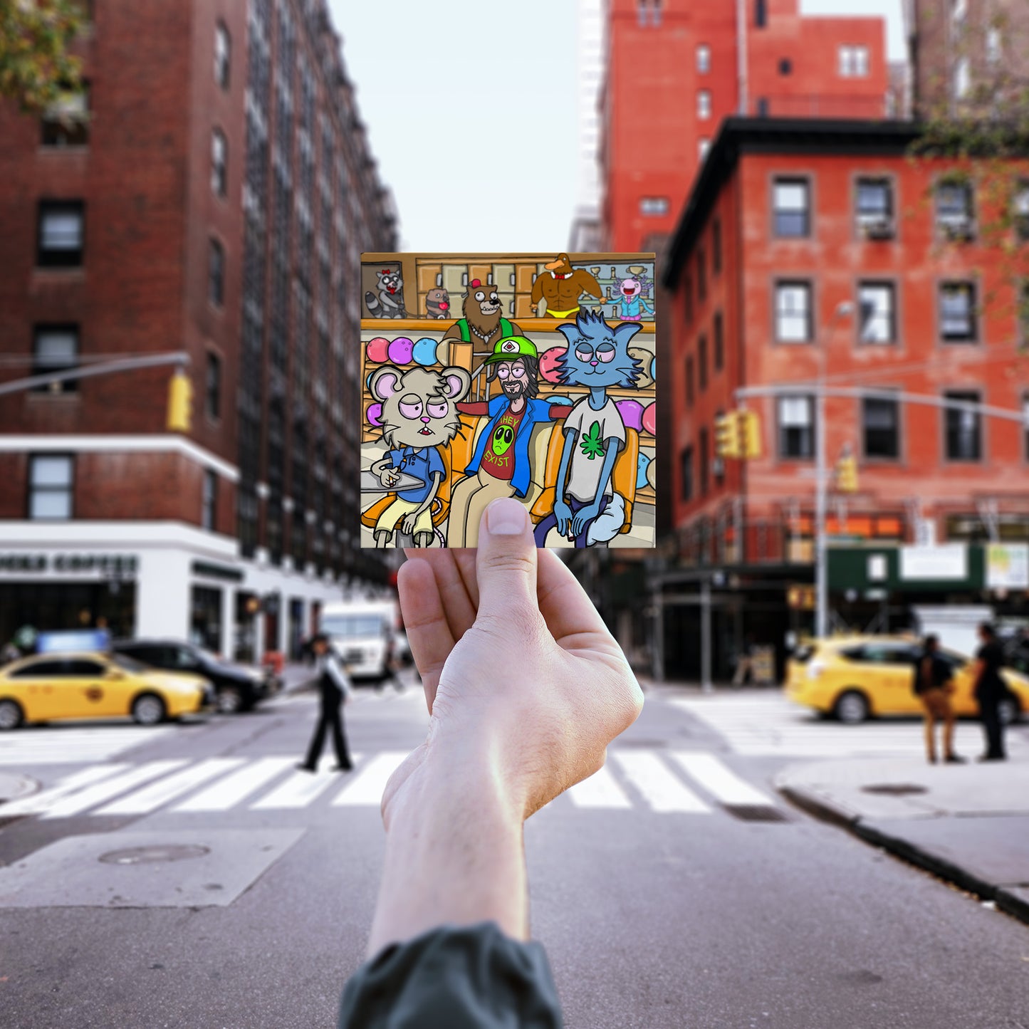 Catitouille Stickers (The Big Lebowski Parody)