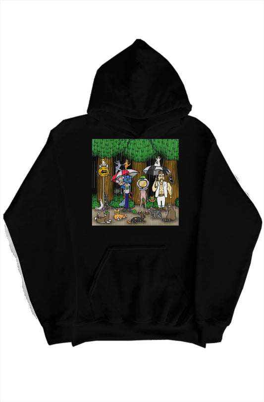 Black Hoodie My Neighbor Totoro Parody
