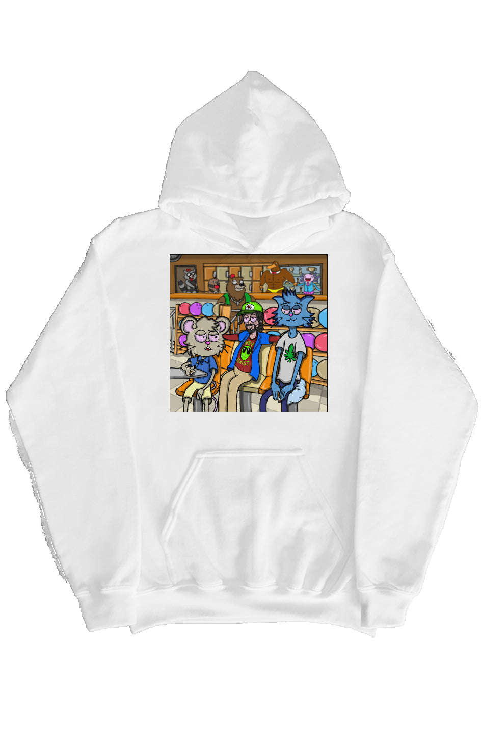 White Hoodie The Big Lebowski Parody