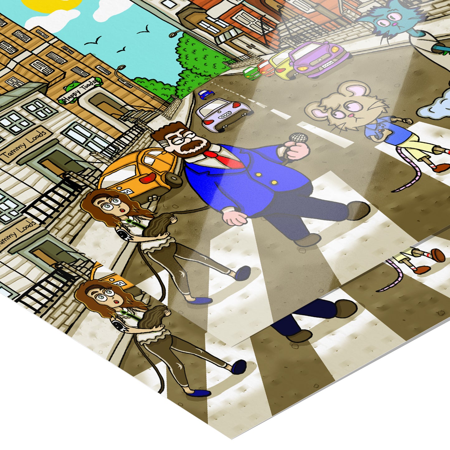 Catitouille Poster (Abbey Road Parody)