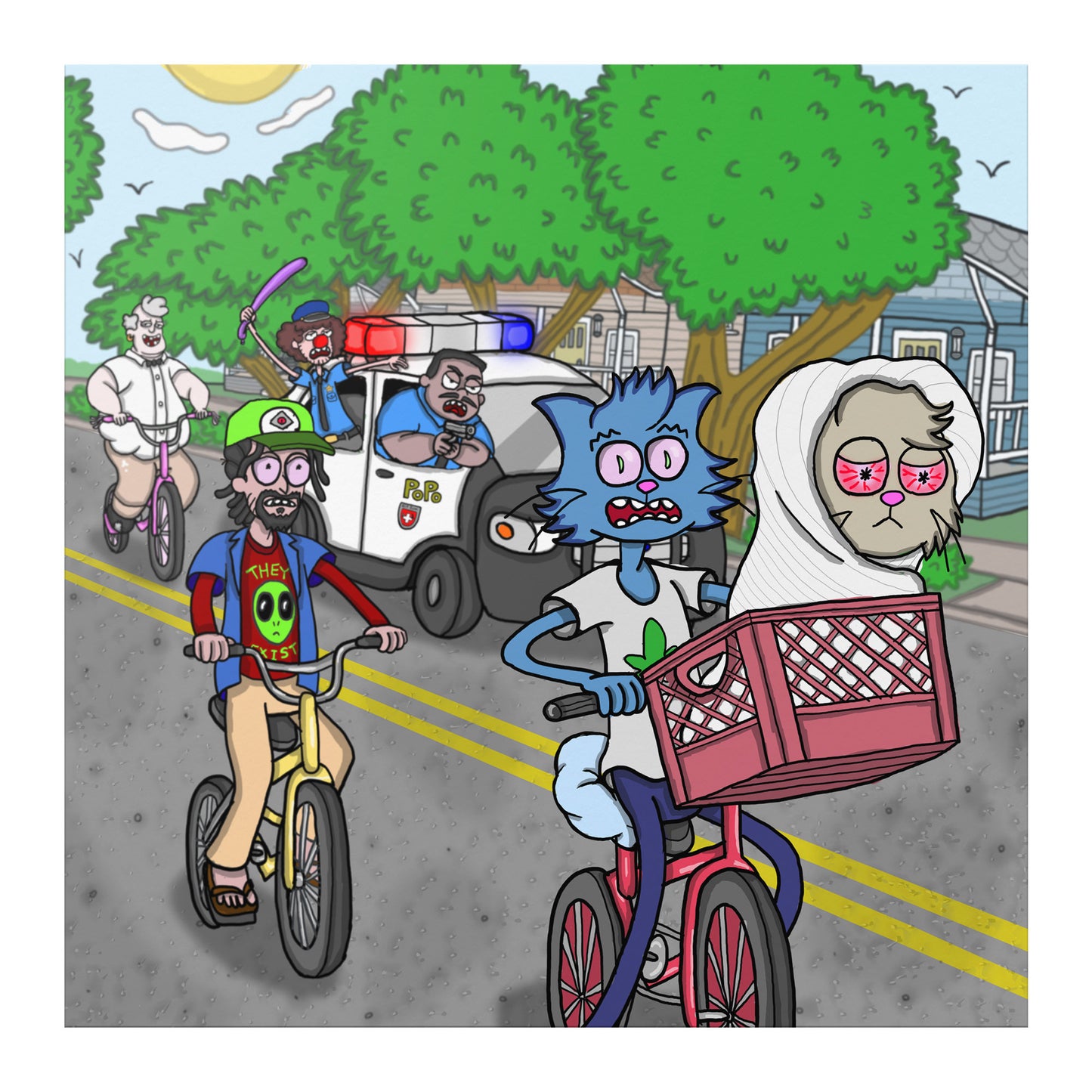 Catitouille Poster (E.T. Parody)