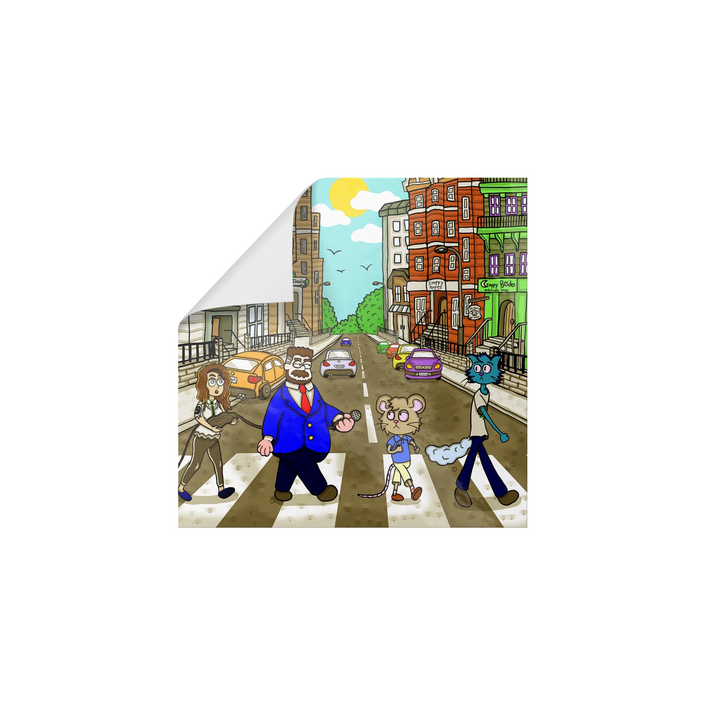 Catitouille Stickers (Abbey Road Parody)